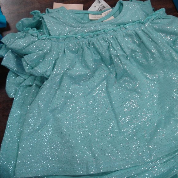 3/$25 First Impressions Cotton Cold-Shoulder Top - Picture 2 of 3